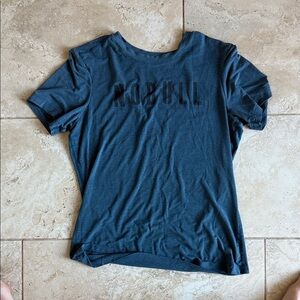 NOBULL Blue Short Sleeve Tee